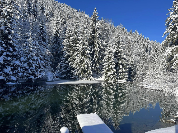 Image représentant un lac en hiver